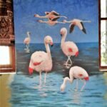 Flamingoes Mural