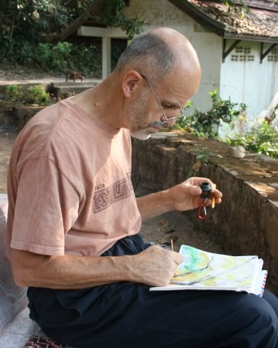 drawing in laos 2009